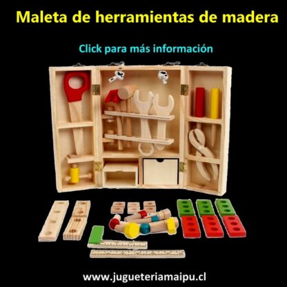 Maleta herramienta de madera