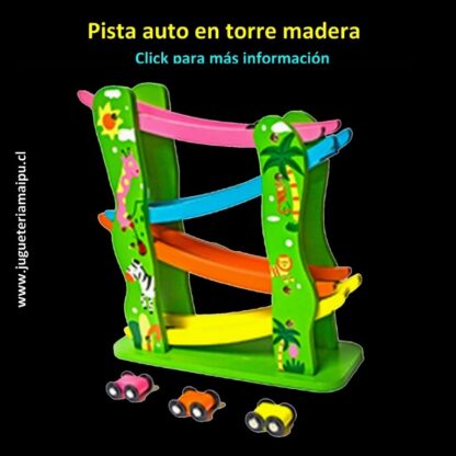 Pista auto torre 4 pisos