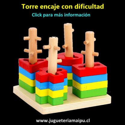 Torre encaje con dificultad