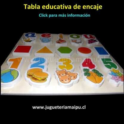 Tabla educativa encaje - Imagen 2