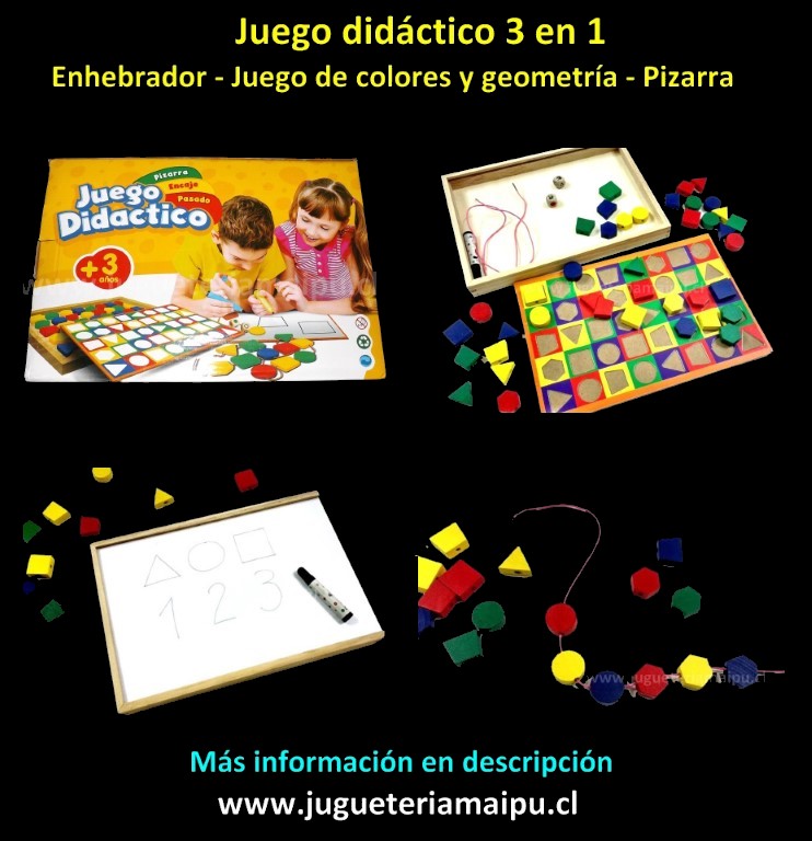 Pizarra Tablero 3en1 Encaje Números Y Figuras Madera Niños Pizarra Tablero 3en1 Encaje Números Y Figuras Madera Niños