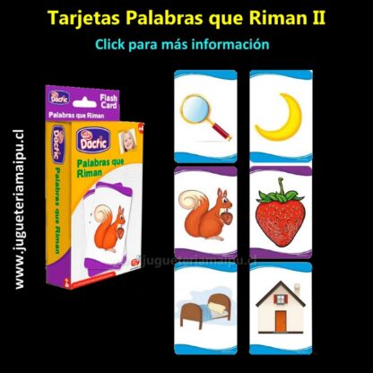 Tarjetas Palabras que Riman II - Imagen 2