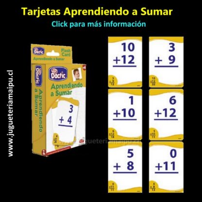 Tarjetas Aprendiendo a sumar