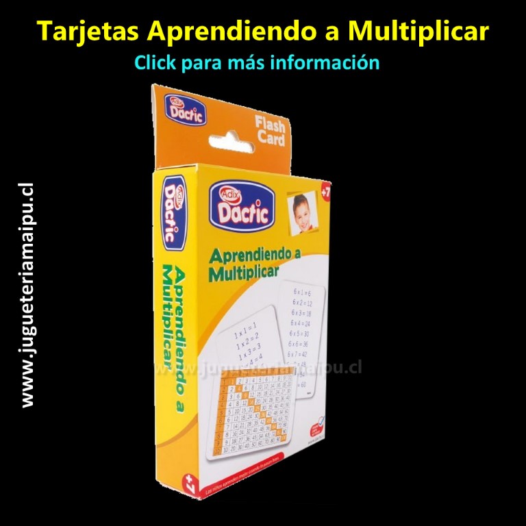 Lamina Magnética Aprende a Multiplicar – Juguetería Cachipún