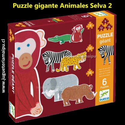 Puzzle gigante animales selva 2