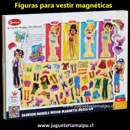Figuras vestir magnética