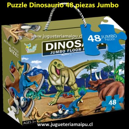Puzzle Dinosaurio 48 piezas jumbo