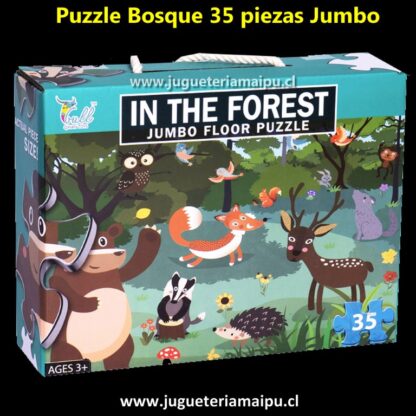 Puzzle Bosque 35 piezas jumbo