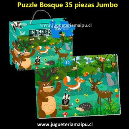 Puzzle Bosque 35 piezas jumbo - Imagen 2