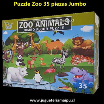 Puzzle Zoo 35 piezas jumbo
