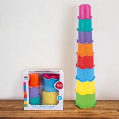 8 Vasos apilables