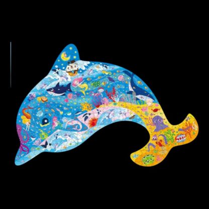 Puzzle Silueta Delfín 383 piezas