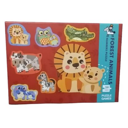 Puzzle Progresivo animales Selva