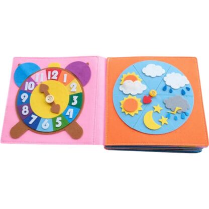 Libro Sensorial de Fieltro Montessori - Imagen 4