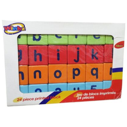 Cubo madera abecedario - Imagen 2